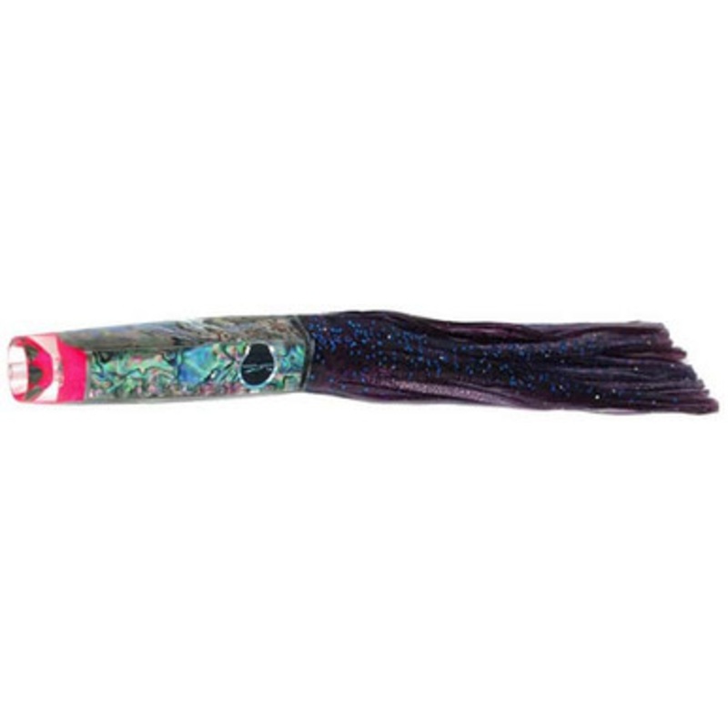 Black Bart Lures PUF-PBD Purple Blue Fleck/Purple Blue Dot Crooked Island Candy Medium/Heavy Tackle Skirted Lure