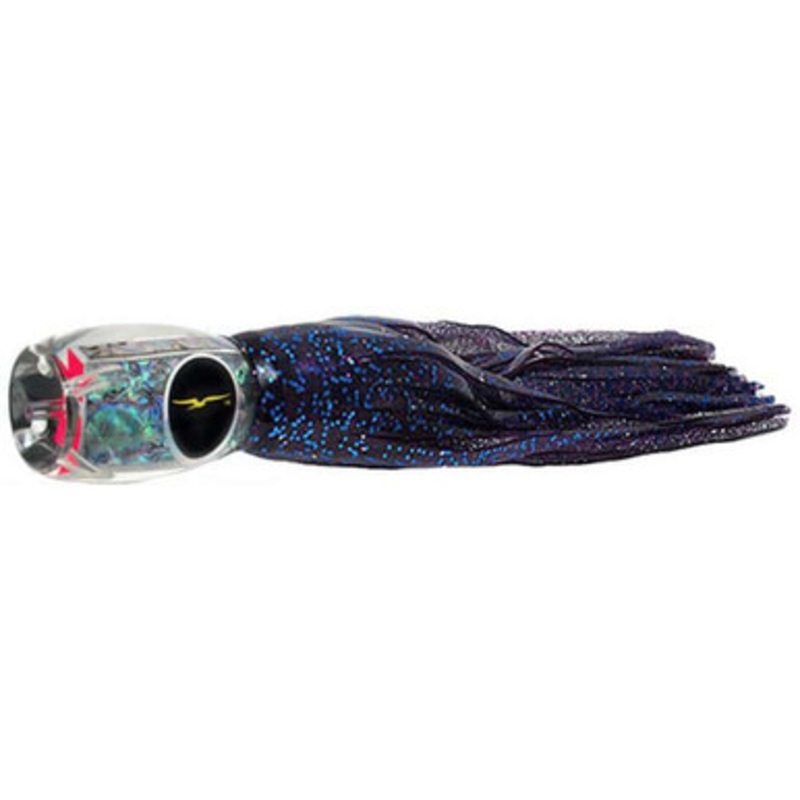 Black Bart Lures PUF-PBD Purple Blue Fleck/Purple Blue Dot Puerto Rico Prowler Heavy Tackle Skirted Lure