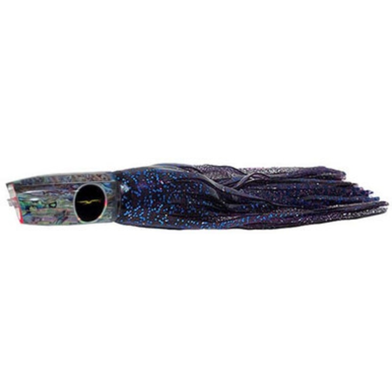 Black Bart Lures PUF-PBD Purple Blue Fleck/Purple Blue Dot Super Plunger Heavy Tackle Skirted Lure