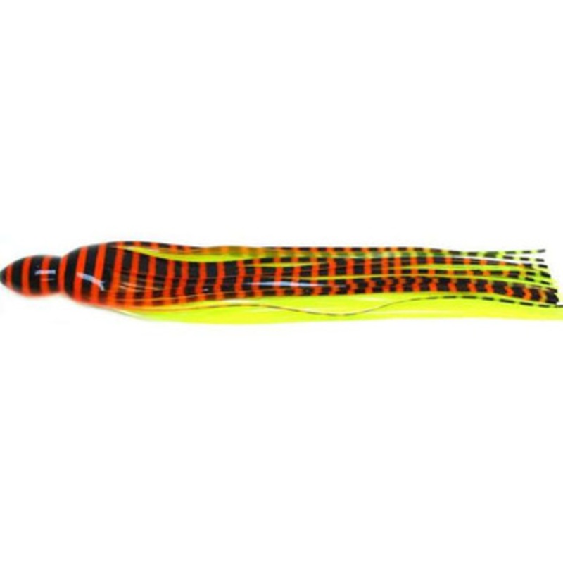 Black Bart S7 17in Lure Replacement Skirts Orange Yellow Tiger (OYT)