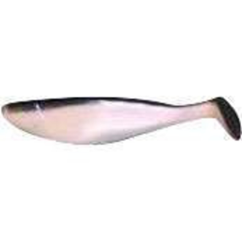 9er's 35 6'' Shad Replacement Pack - 3501BLK Pearl w/Black Back