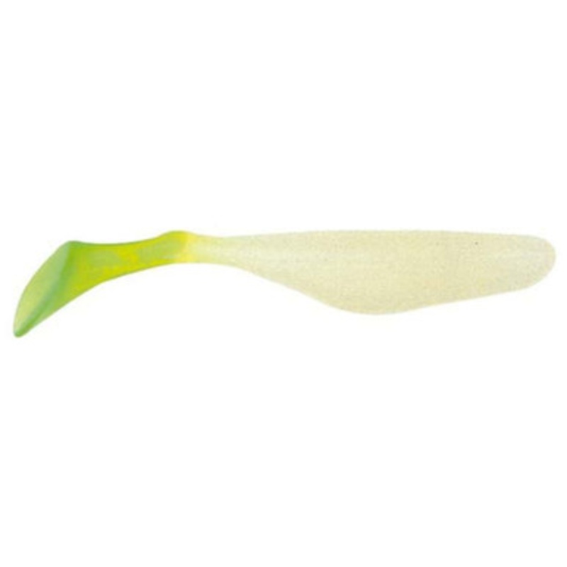 Bass Assassin SSA25 4'' Sea Shad Lure SSA25250 Glow/Chartreuse Tail