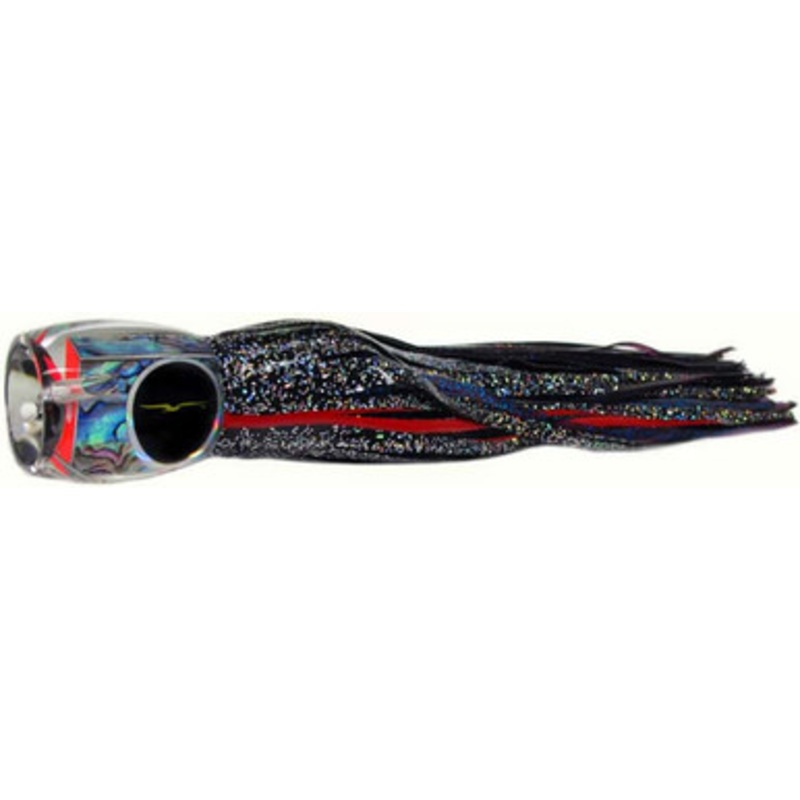 Black Bart Lures BK-PUF Black/Purple Blue Fleck Abaco Prowler Heavy Tackle Skirted Lure