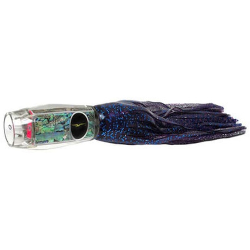 Black Bart Lures PUF-PBD Purple Blue Fleck/Purple Blue Dot Brazil ProJet Heavy Tackle Skirted Lure