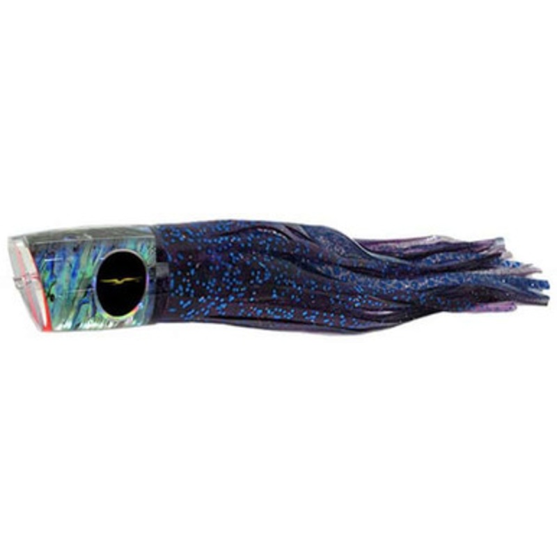 Black Bart Lures PUF-PBD Purple Blue Fleck/Purple Blue Dot Zulu Heavy Tackle Skirted Lure