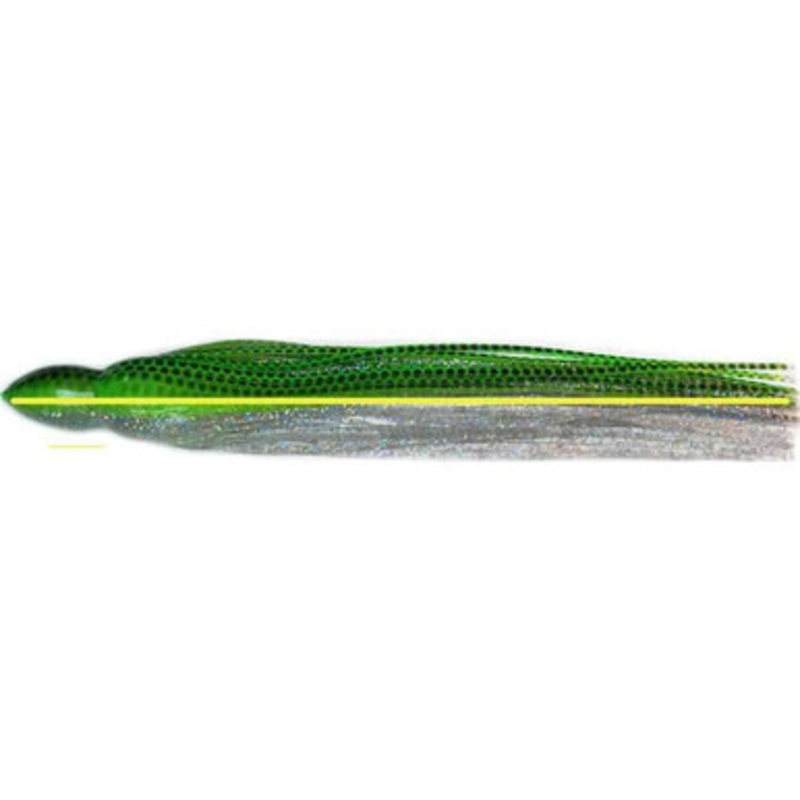 Black Bart S7 17in Lure Replacement Skirts Green Dot (GRD)