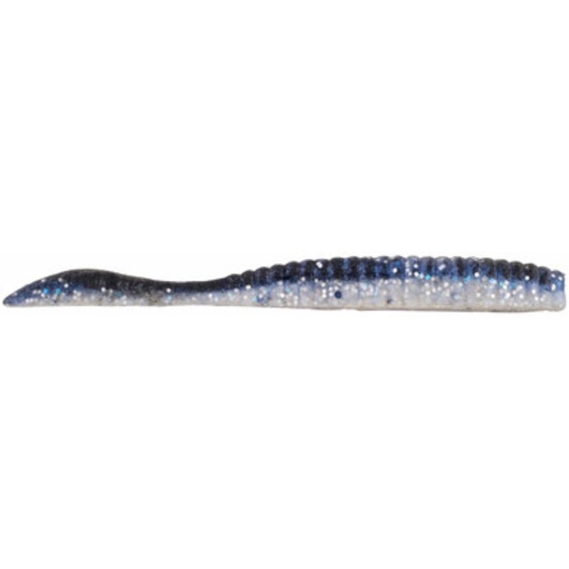 Berkley Maxscent Flat Worm - 3.6in - Black Shiner