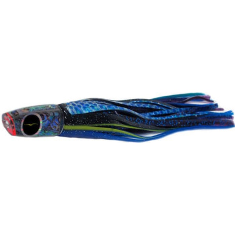Black Bart Lures BBD-PUF Black Blue Dot/Purple Blue Fleck Eleuthera Plunger Medium Tackle Skirted Lu