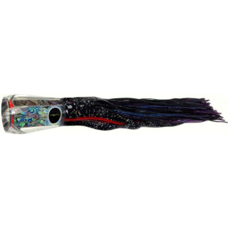 Black Bart Lures BK-PUF Black/Purple Blue Fleck Oz Prowler Medium/Heavy Tackle Skirted Lure