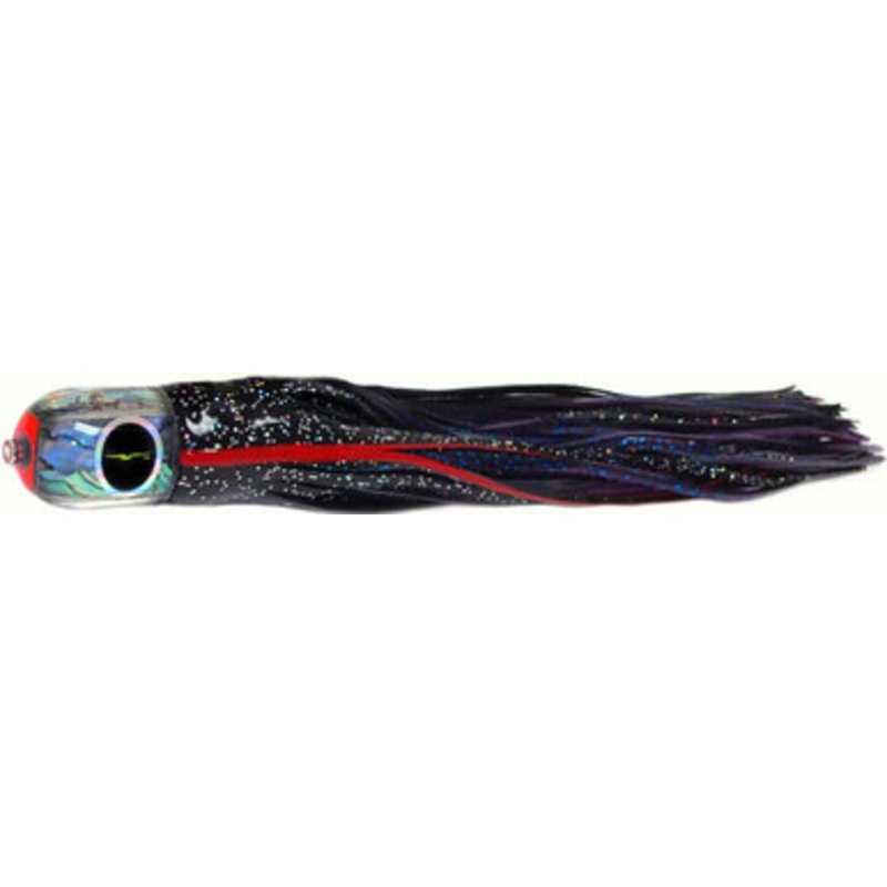 Black Bart Lures BK-PUF Black/Purple Blue Fleck Punisher Medium/Heavy Tackle Skirted Lure