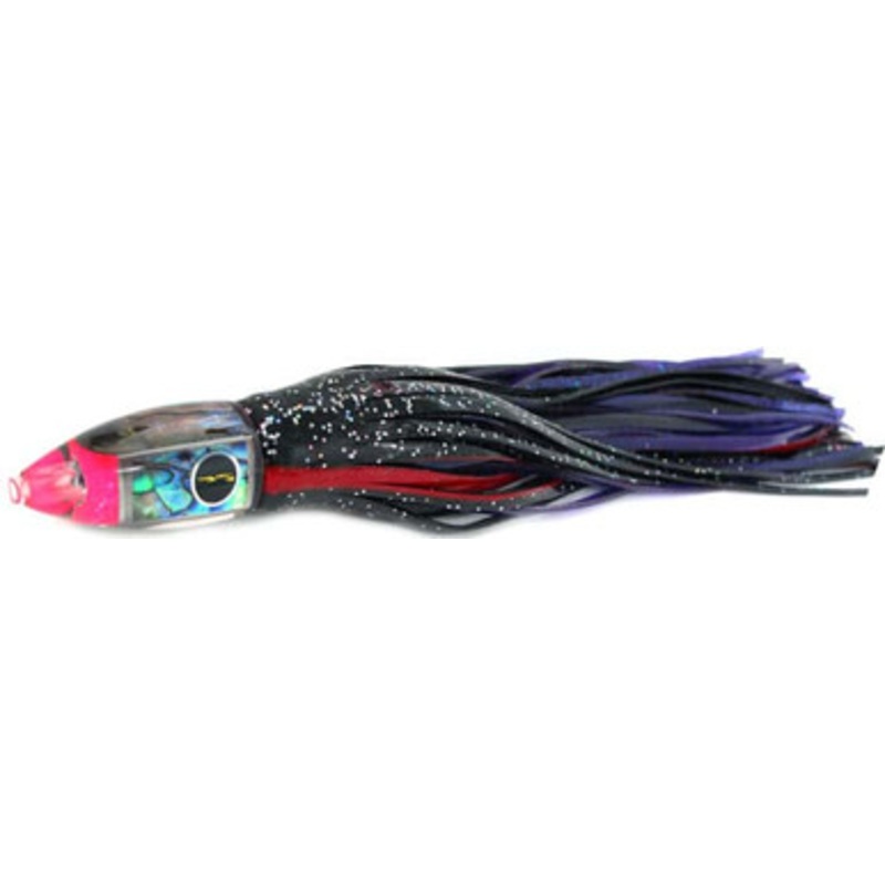 Black Bart Lures BK-PUF Black/Purple Blue Fleck Tuna XXX Light Tackle Skirted Lure