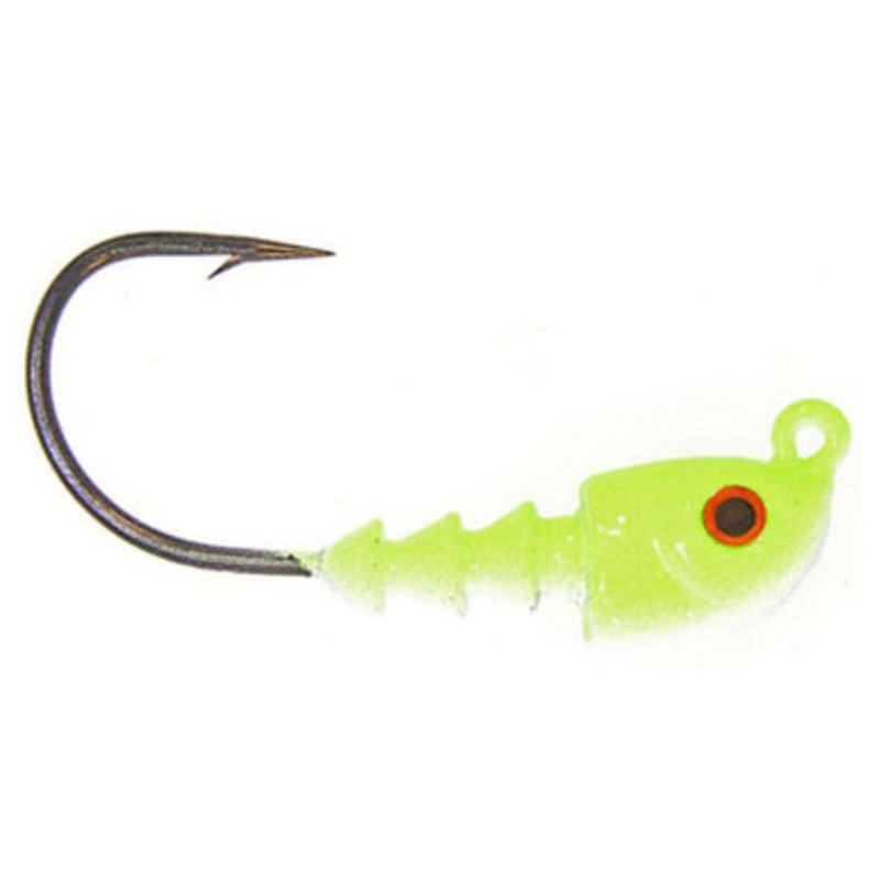Bass Assassin JA07 1/4oz Jighead Lure JA07005 Chartreuse Flash