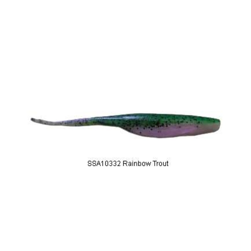Bass Assassin SA10332 Shad 5'' Rainbow Trout