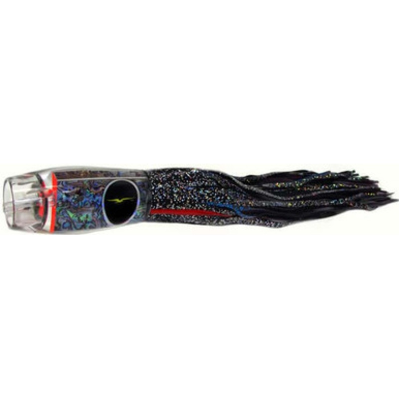 Black Bart Lures BK-PUF Black/Purple Blue Fleck Ascension ProJet Heavy Tackle Skirted Lure