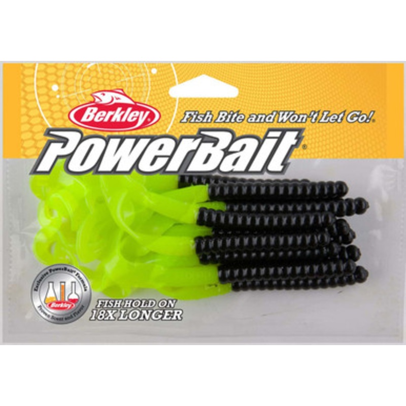 Berkley PBBPW7 Powerbait Power Worm Soft Bait - 7in Black