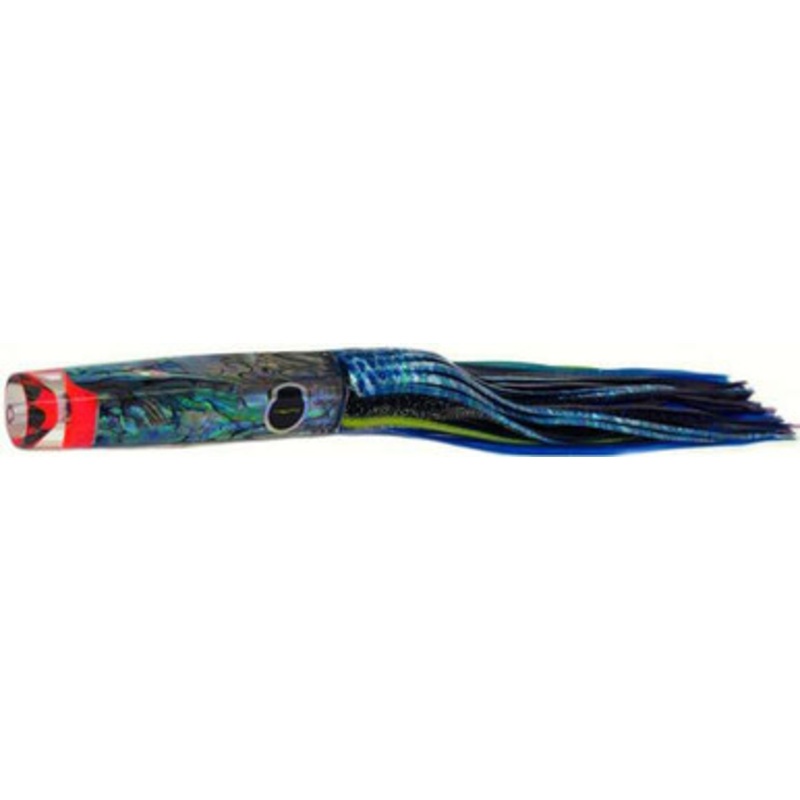 Black Bart Lures BBD-PUF Black Blue Dot/Purple Blue Fleck Crooked Island Candy Medium/Heavy Tackle Skirted Lure