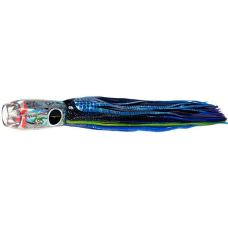 Black Bart Lures BBD-PUF Black Blue Dot/Purple Blue Fleck Super ProJet Medium/Heavy Tackle Skirted Lure