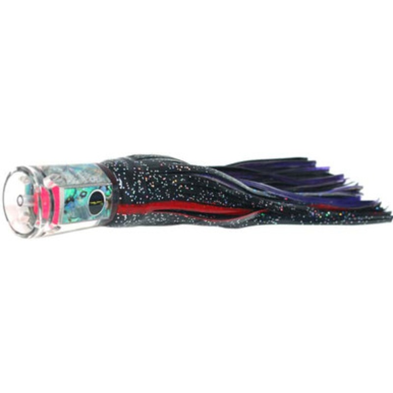 Black Bart Lures BK-PUF Black/Purple Blue Fleck El Squid Sr Medium Tackle Skirted Lure