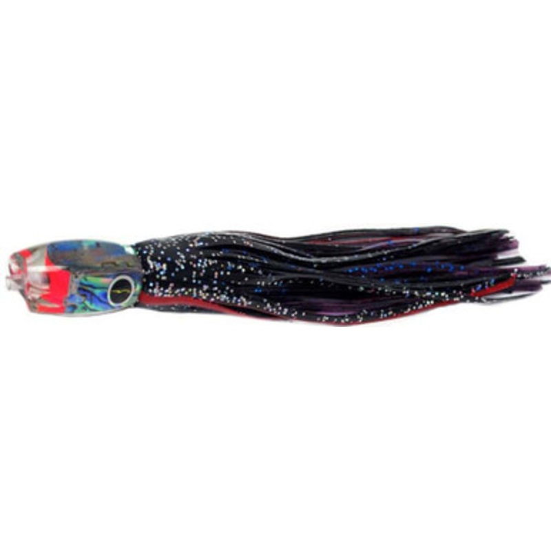 Black Bart Lures BK-PUF Black/Purple Blue Fleck Pelagic Breakfast Light Tackle Skirted Lure