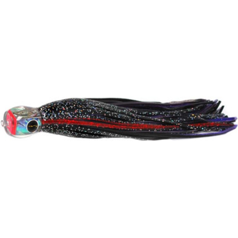 Black Bart Lures BK-PUF Black/Purple Blue Fleck Tuna Candy Light Tackle Skirted Lure