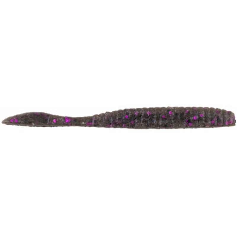 Berkley Maxscent Flat Worm - 3.6in - Smoke Black Purple