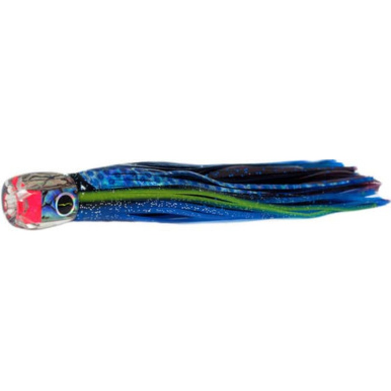 Black Bart Lures BBD-PUF Black Blue Dot/Purple Blue Fleck Cabo Prowler Light Tackle Skirted Lure