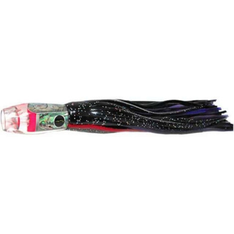 Black Bart Lures BK-PUF Black/Purple Blue Fleck Pro Jet Light Tackle Skirted Lure
