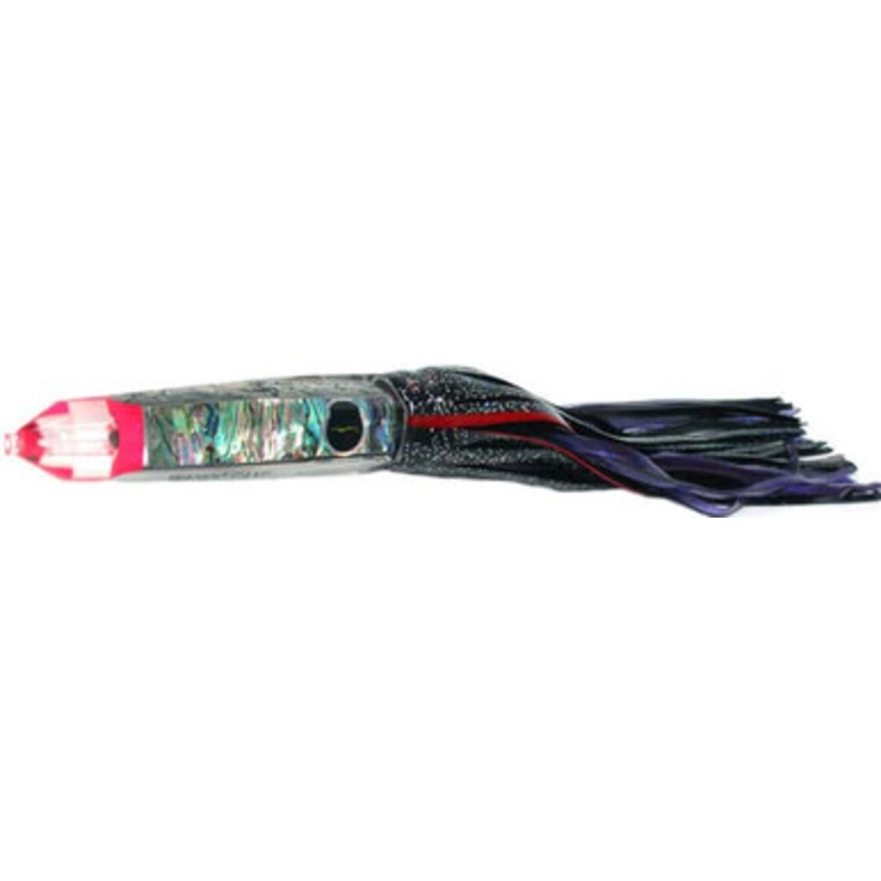 Black Bart Lures BK-PUF Black/Purple Blue Fleck Wahoo Candy Medium/Heavy Tackle Skirted Lure