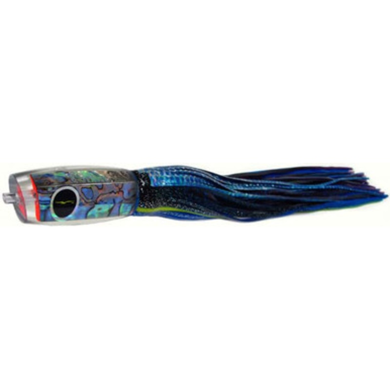 Black Bart Lures BBD-PUF Black Blue Dot/Purple Blue Fleck 1656 Angle Medium/Heavy Tackle Skirted Lure