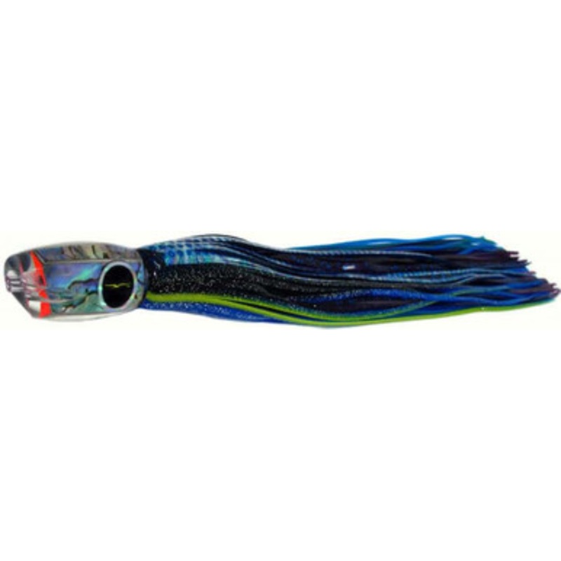 Black Bart Lures BBD-PUF Black Blue Dot/Purple Blue Fleck Hot Breakfast Medium/Heavy Tackle Skirted Lure
