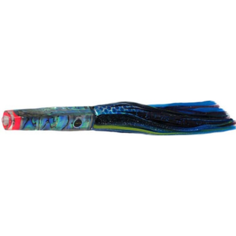 Black Bart Lures BBD-PUF Black Blue Dot/Purple Blue Fleck Rum Cay Candy Light Tackle Skirted Lure