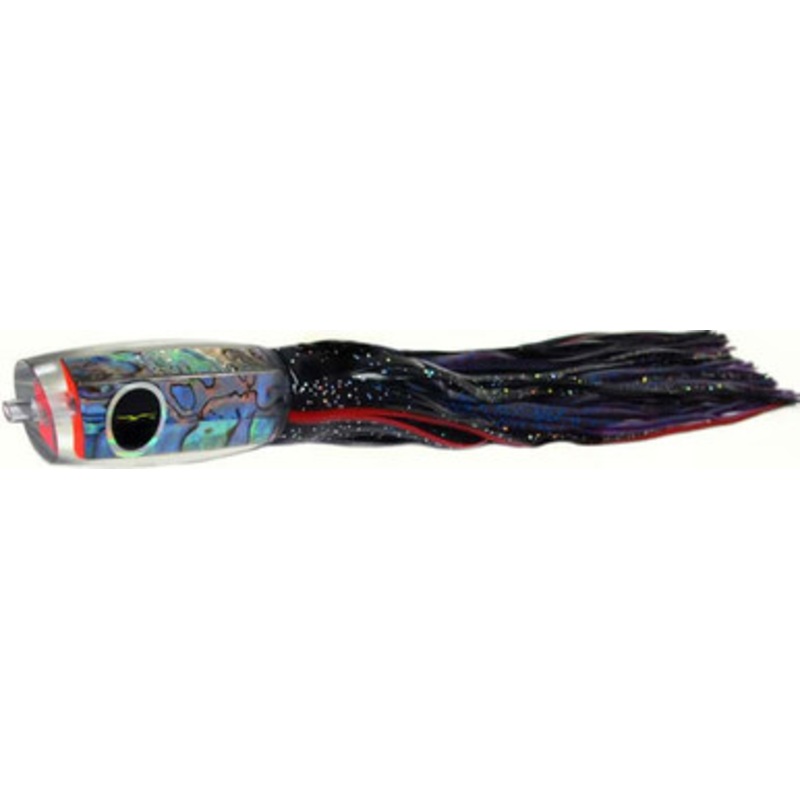 Black Bart Lures BK-PUF Black/Purple Blue Fleck 1656 Angle Medium/Heavy Tackle Skirted Lure