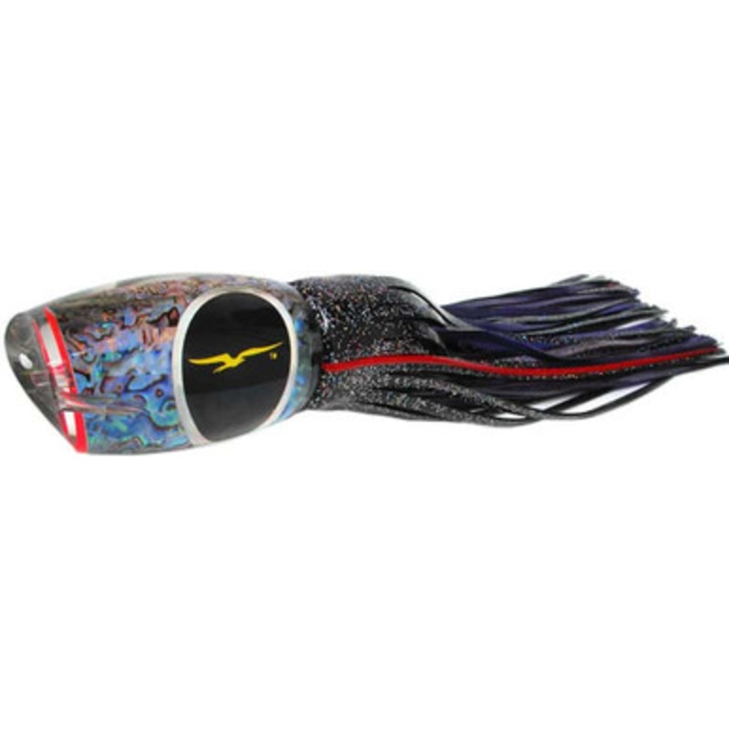 Black Bart Lures BK-PUF Black/Purple Blue Fleck Breakfast Heavy Tackle Skirted Lure
