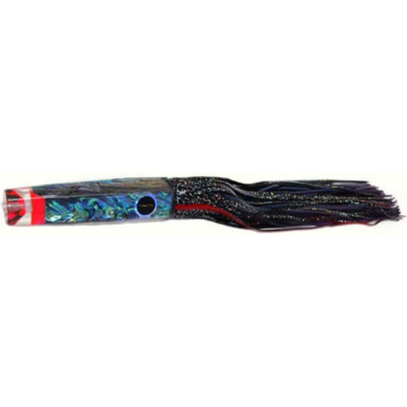Black Bart Lures BK-PUF Black/Purple Blue Fleck Crooked Island Candy Medium/Heavy Tackle Skirted Lure