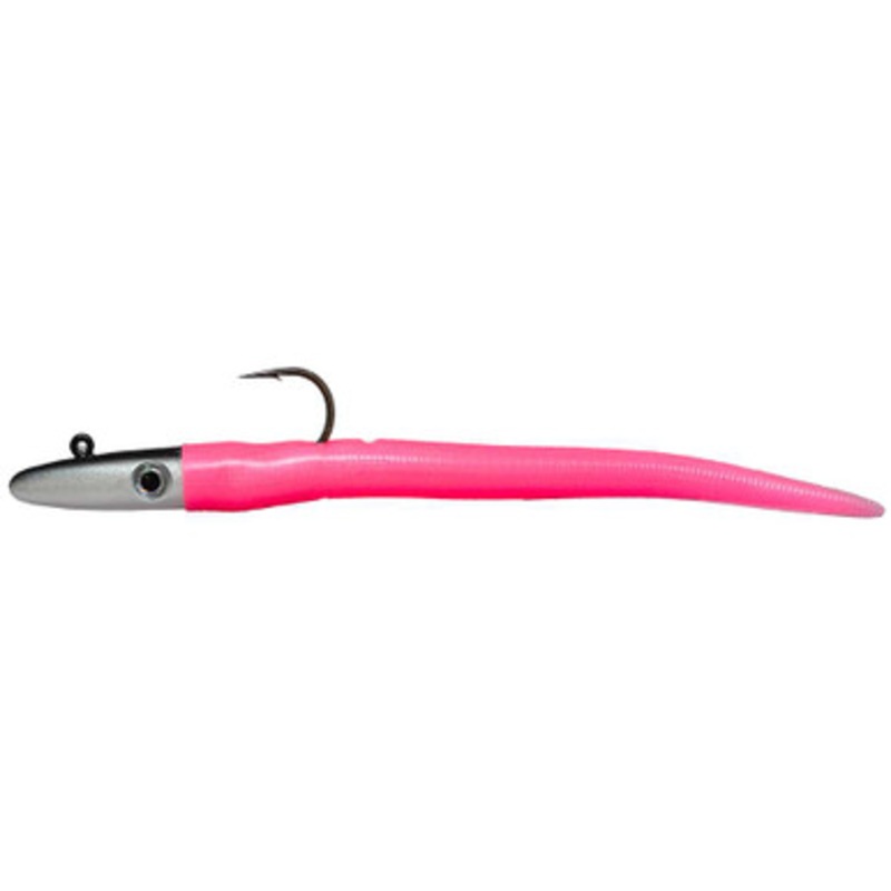 RonZ Original Rigged Soft Bait - 8in - 2-1/2oz - Pink Fluorescent