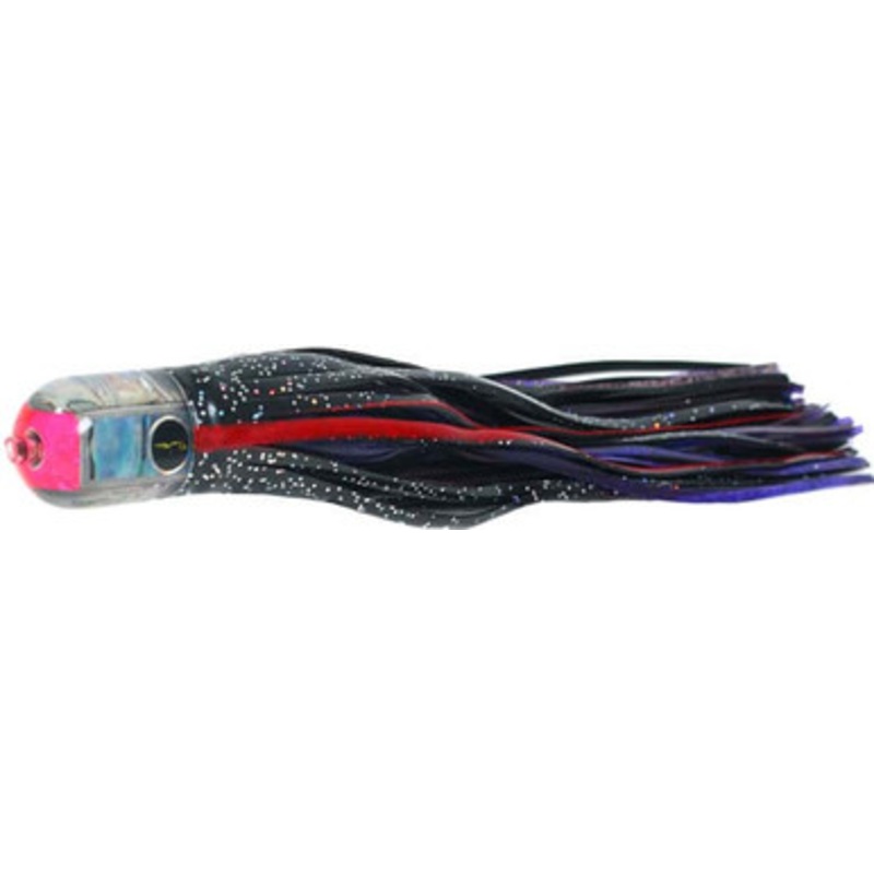 Black Bart Lures BK-PUF Black/Purple Blue Fleck Elk Hunt Light Tackle Skirted Lure