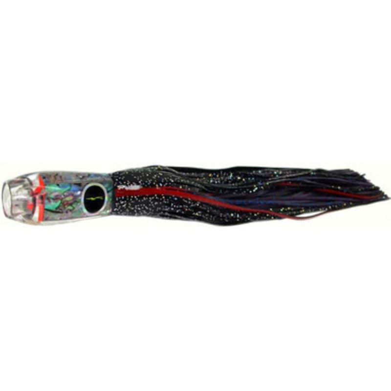 Black Bart Lures BK-PUF Black/Purple Blue Fleck Super ProJet Medium/Heavy Tackle Skirted Lure