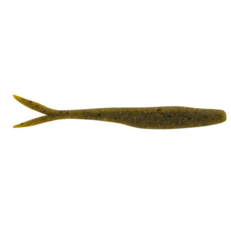 Berkley PBMSFM4 Powerbait Maxscent Flatnose Minnow Lure - Green Pumpkin