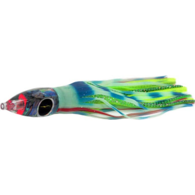 Black Bart Lures Medium Tackle Lures Wicked Glow/Green Chartreuse Dot GLO/GCD