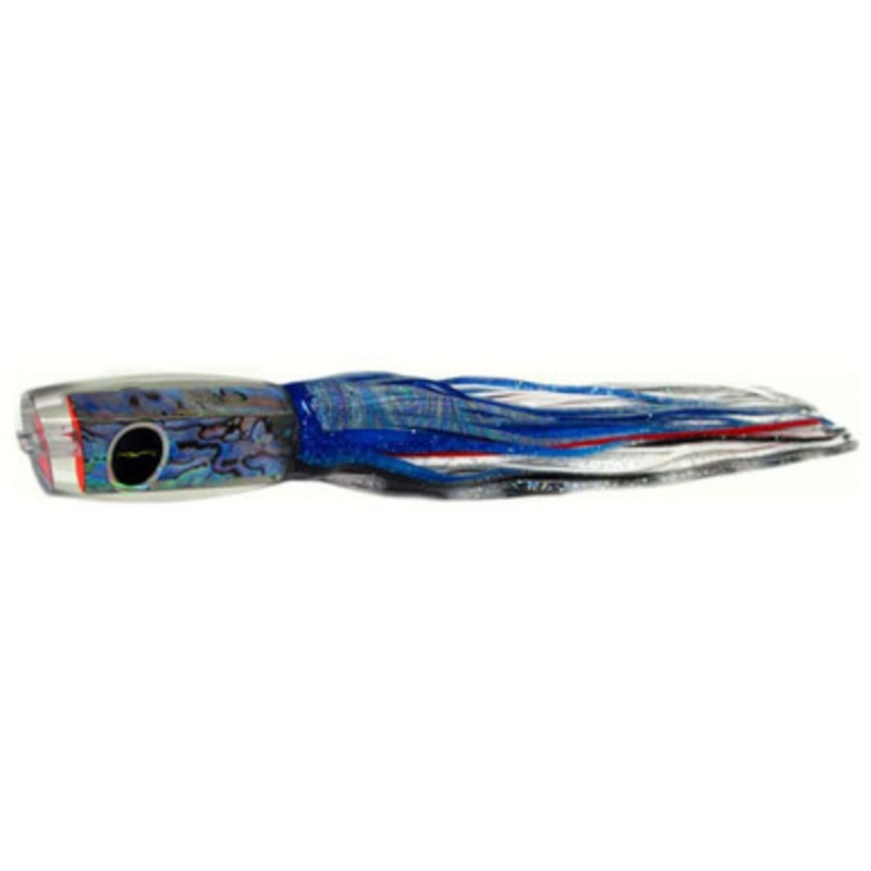 Black Bart Medium/Heavy Tackle Lures 1656 Angle Nose Blue Foil/White BL/WH
