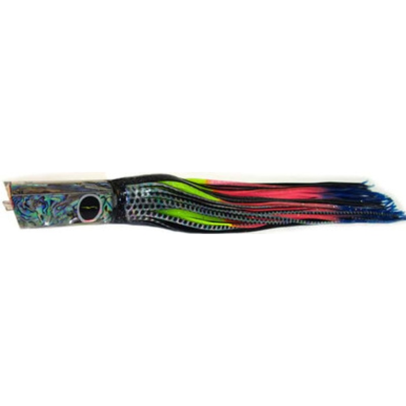 Black Bart Medium/Heavy Tackle Lures Kona Classic Tube Black Dot/Rainbow BKD/RA