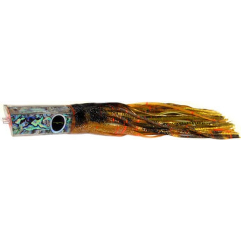 Black Bart Medium/Heavy Tackle Lures Kona Classic Tube Brown Gold Orange/Gold Dot BGO/GDD