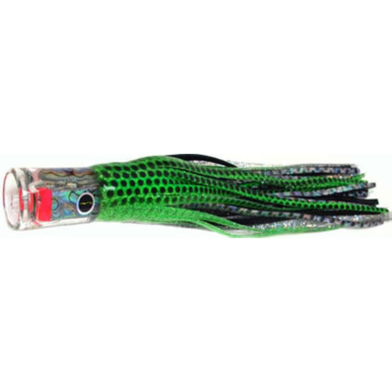 Black Bart Lures Medium Tackle Lures El Squid Sr. Green Dot/Black Dot GRD/BKD