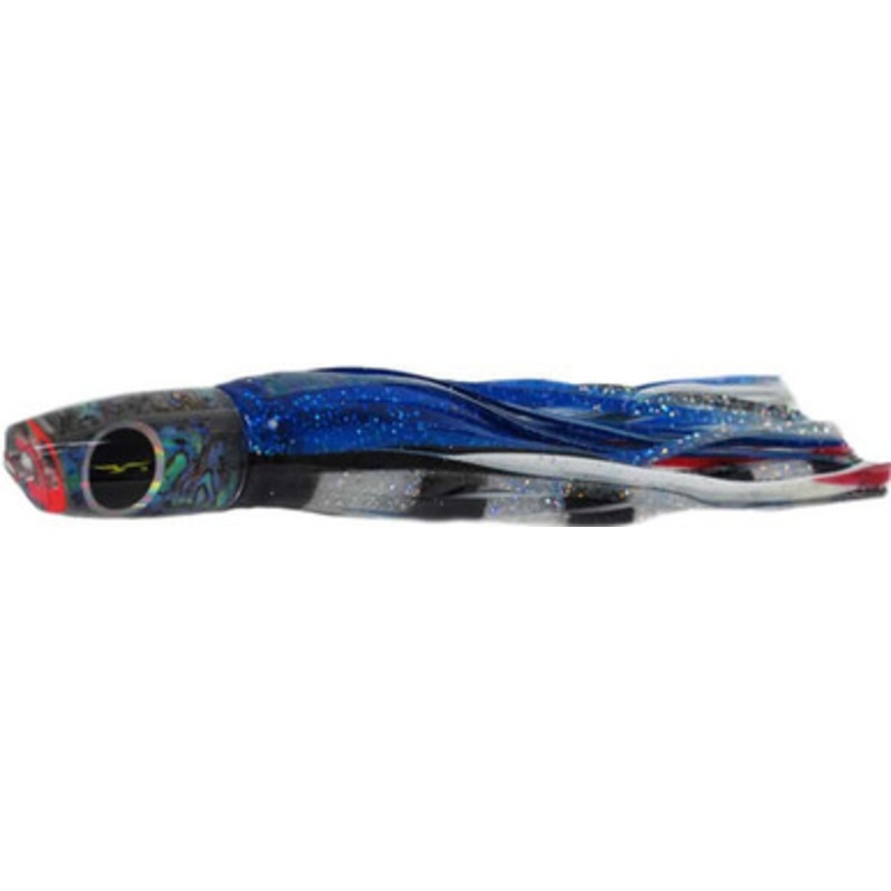 Black Bart Lures Medium Tackle Lures Eleuthera Plunger Blue Foil/White BL/WH