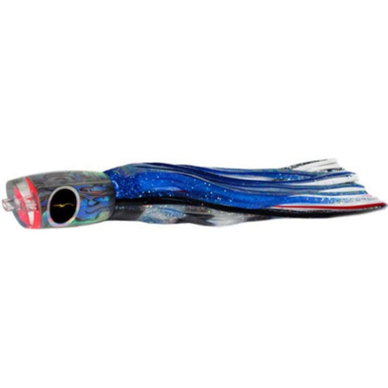 Black Bart Lures Medium Tackle Lures Mini 1656 Angle Nose Blue Foil/White BL/WH