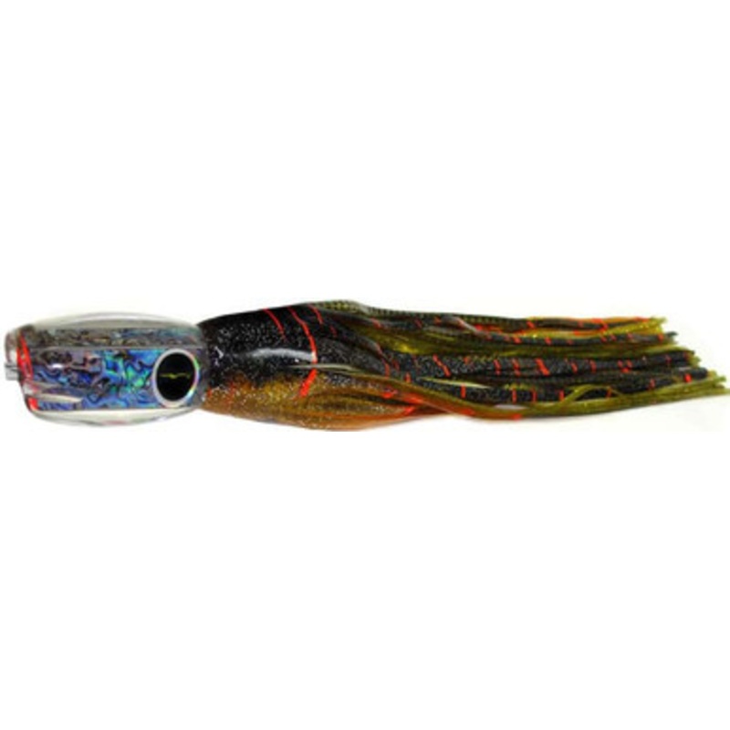 Black Bart Medium/Heavy Tackle Lures Hawaiian Breakfast Brown Gold Orange/Gold Dot BGO/GDD