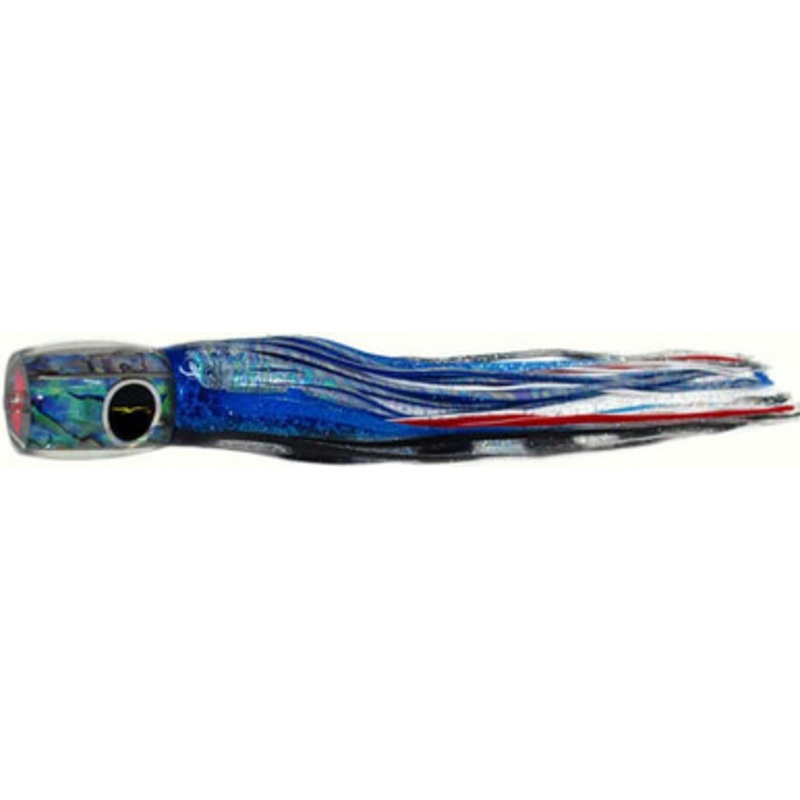Black Bart Medium/Heavy Tackle Lures Striper Candy Blue Foil/White BL/WH