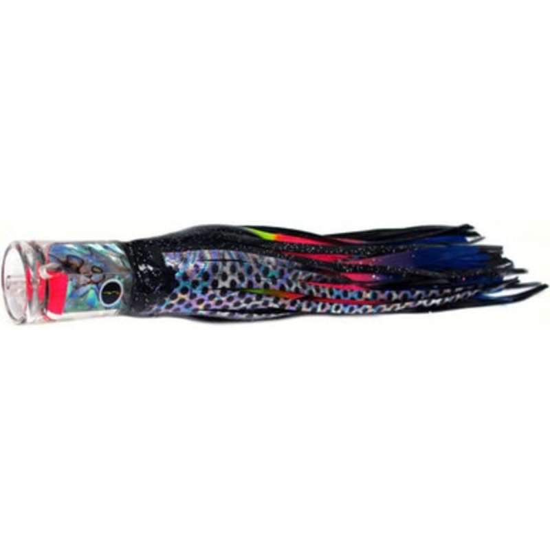 Black Bart Lures Medium Tackle Lures El Squid Sr. Black Dot/Rainbow BKD/RA