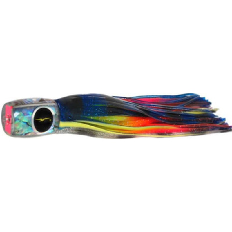 Black Bart Lures Medium Tackle Lures Mahi Candy Blue Yellow/Rainbow BLY/RA