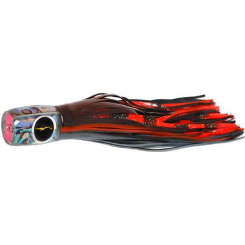Black Bart Lures Medium Tackle Lures Mahi Candy Petro/Orange Dot PET/ORD